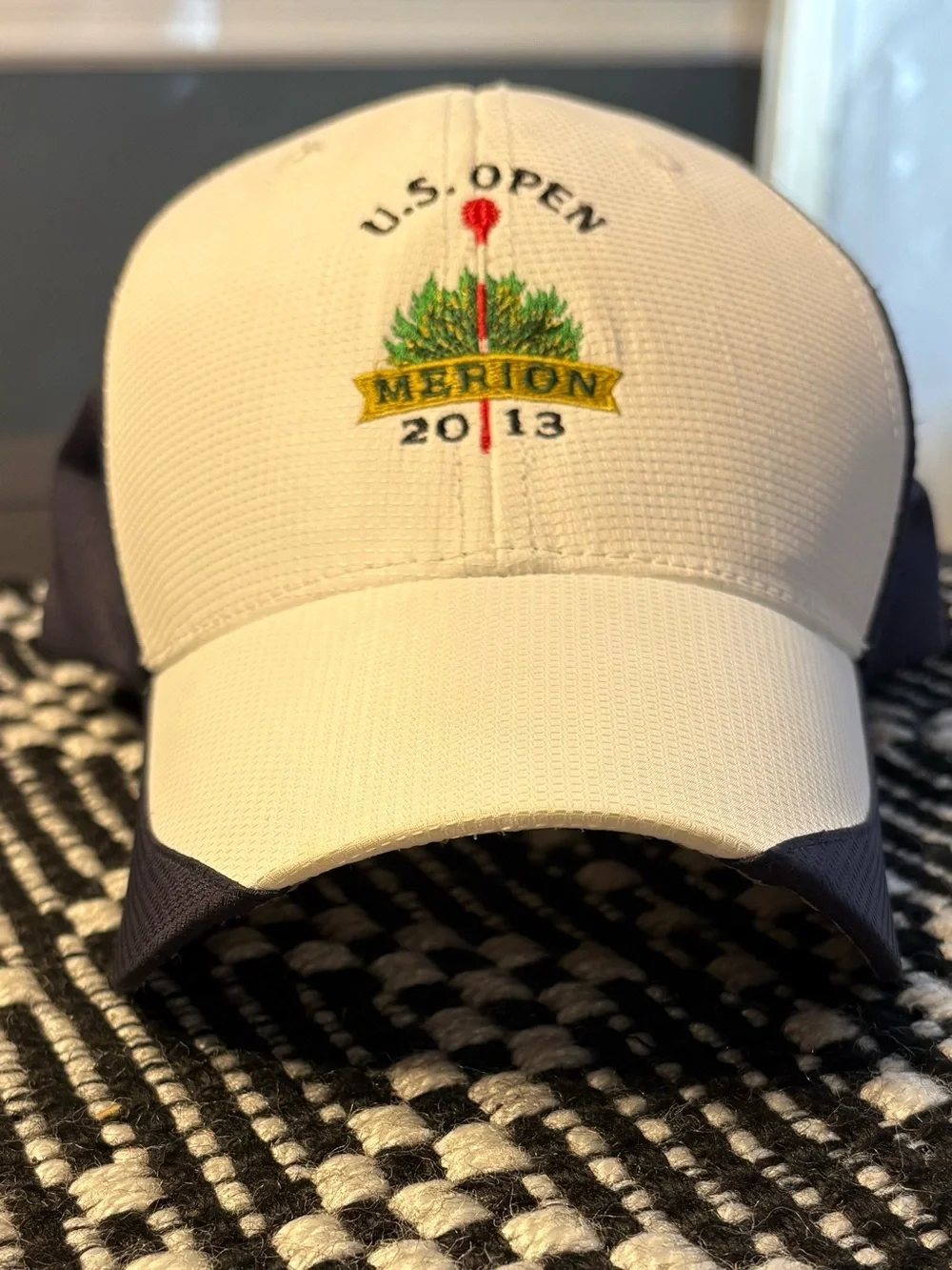 U.S. Open Merion 2013 White and Navy Golf Cap